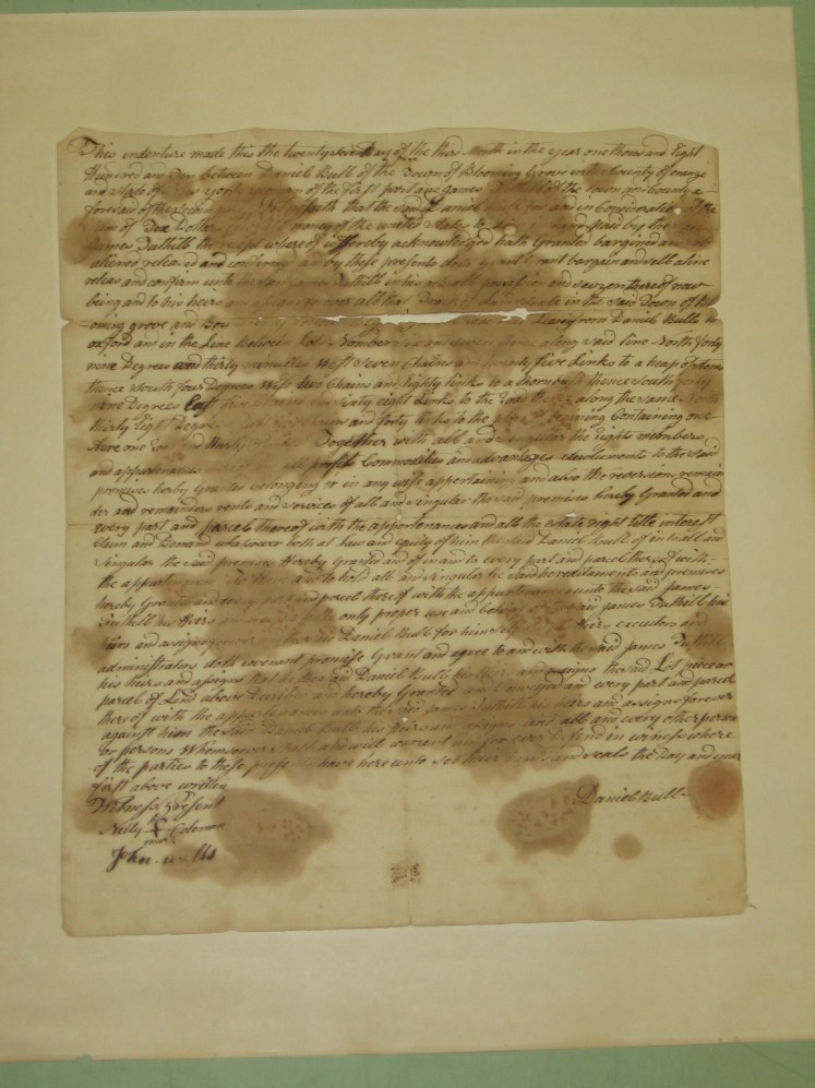 Daniel Bull Deed 1810 010